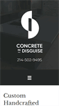 Mobile Screenshot of concreteindisguise.com